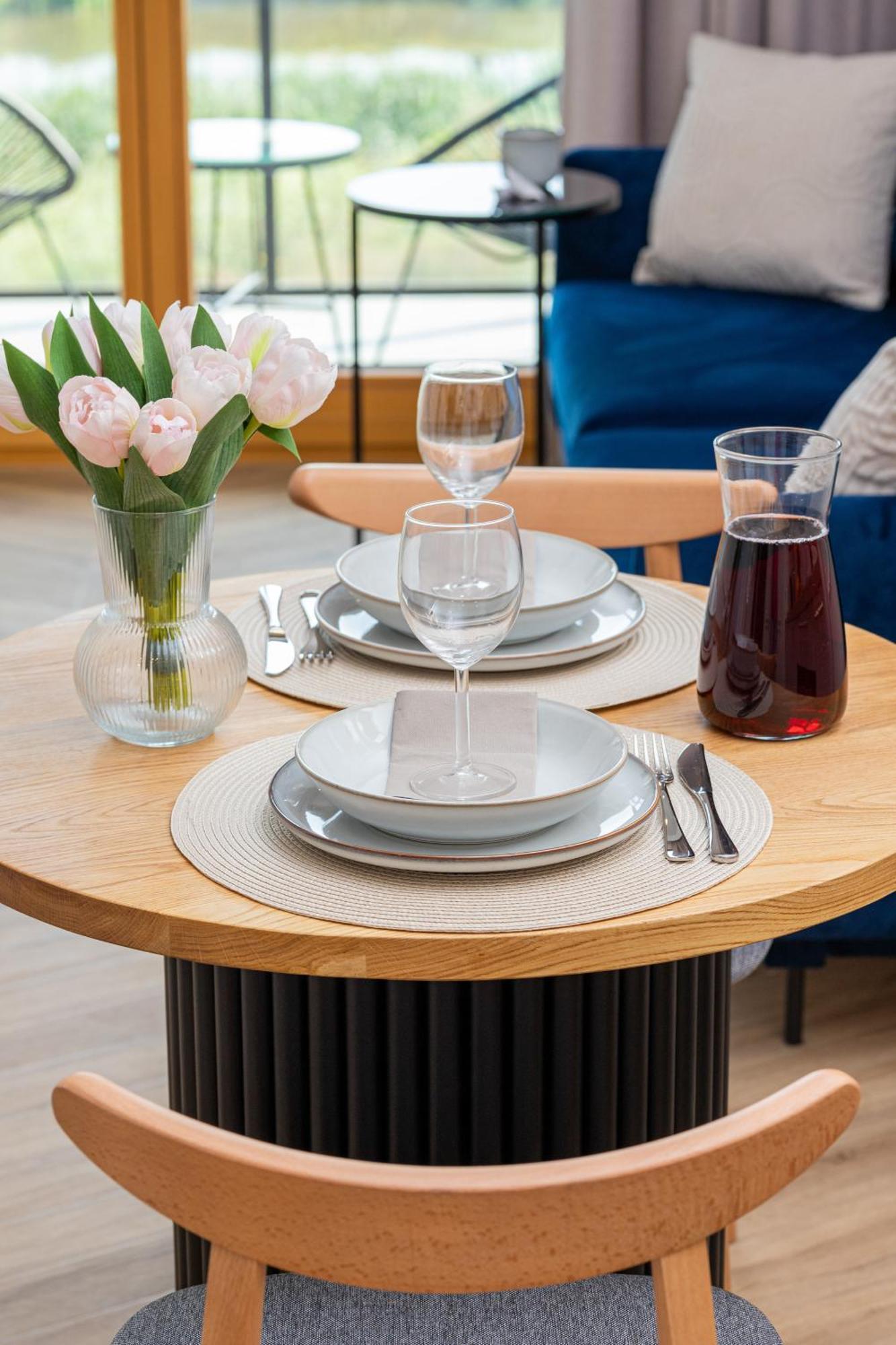 Sienna Grobla Apartment With View Of The Motlawa Terrace & Sauna, Gym By Noclegi Renters Gdansk Bagian luar foto