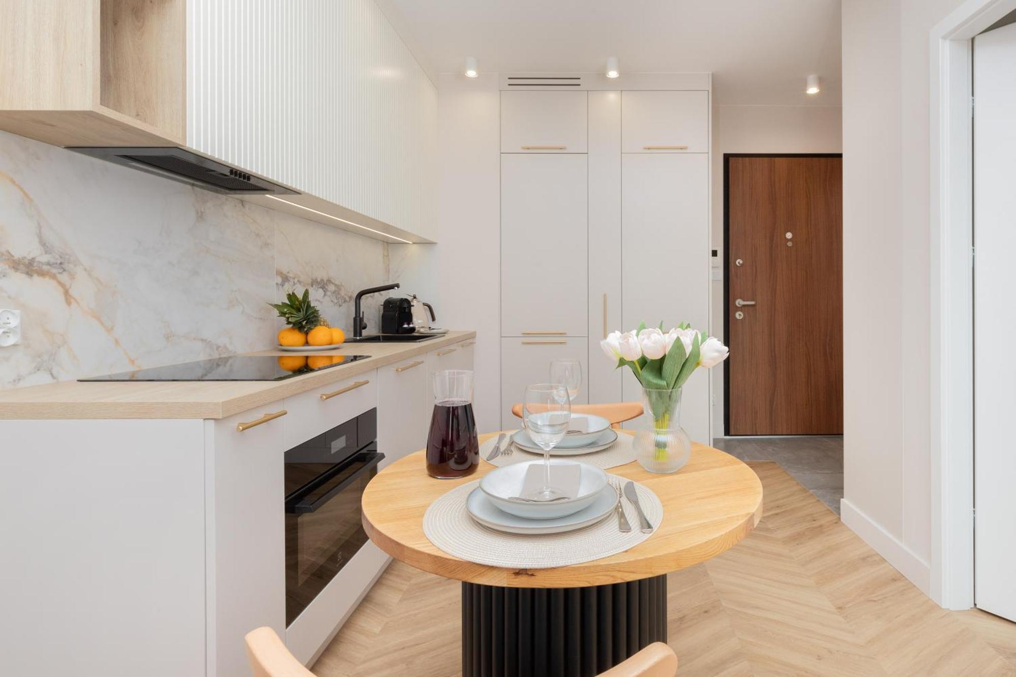 Sienna Grobla Apartment With View Of The Motlawa Terrace & Sauna, Gym By Noclegi Renters Gdansk Bagian luar foto